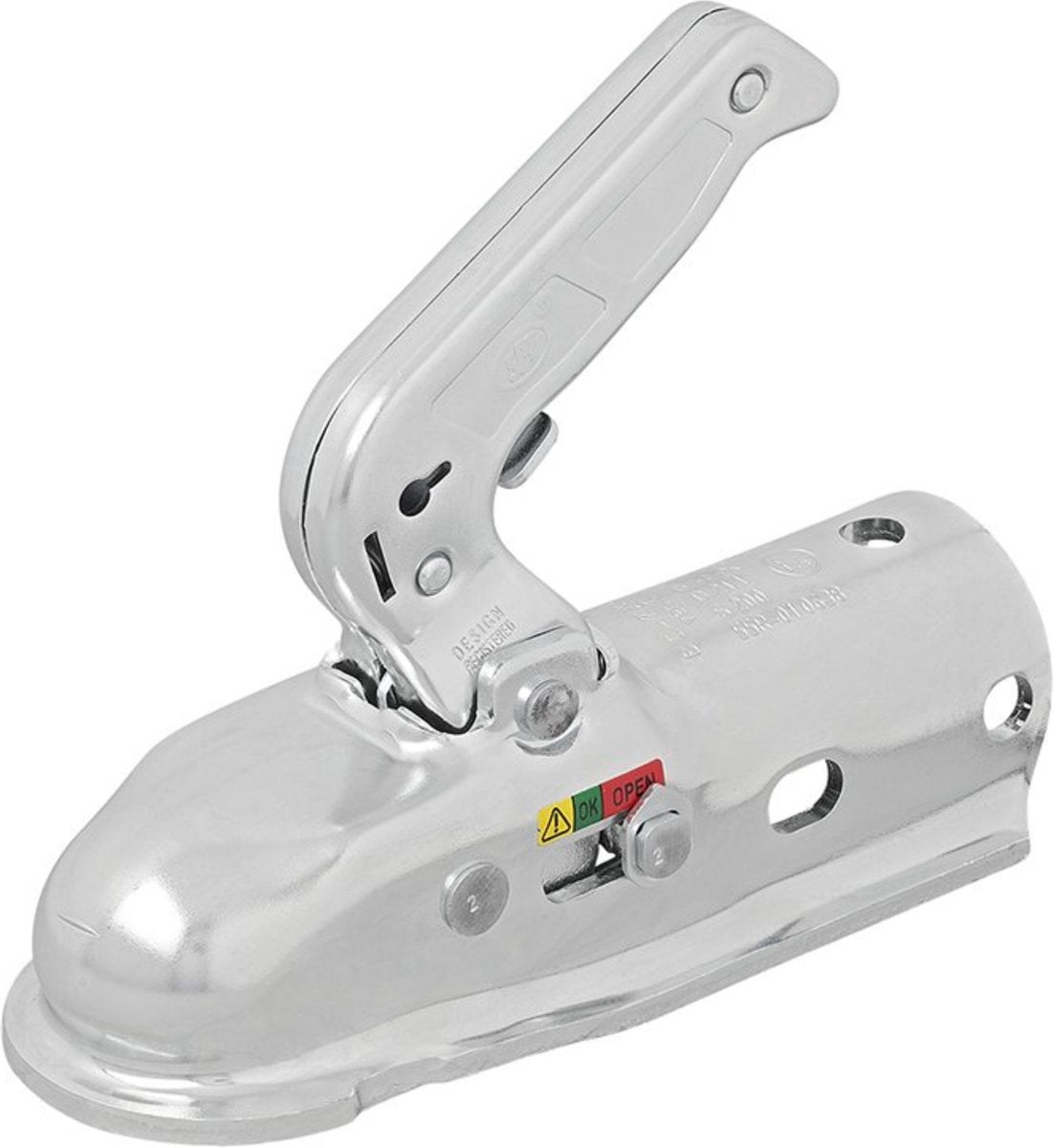 PROPLUS Pro Plus Disselkoppeling - Kogelkoppeling - Rond Ø 40, 45 En 50 Mm - Geremd