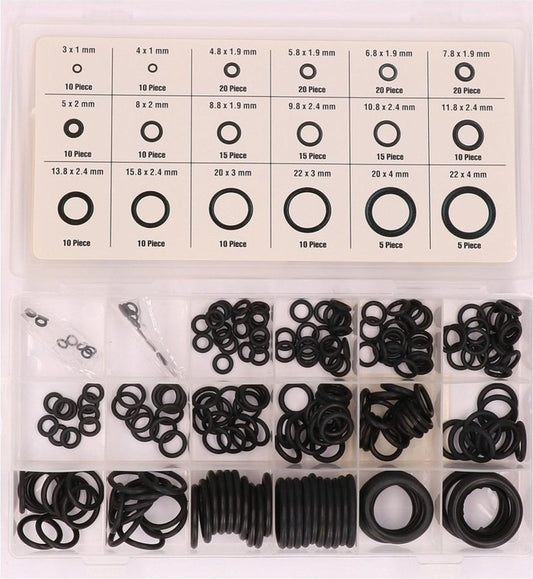Benson O-ringen Set 225-delige Doos - Rubberen Ringetjes Set - Afsluitringetjes Set