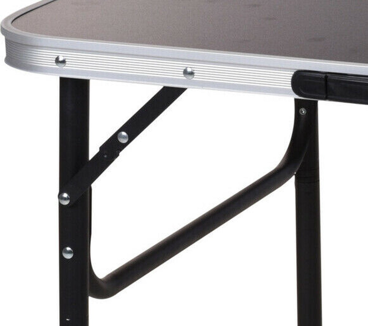 Redcliffs Campingtafel Zwart - 75 X 55 X 25/60cm