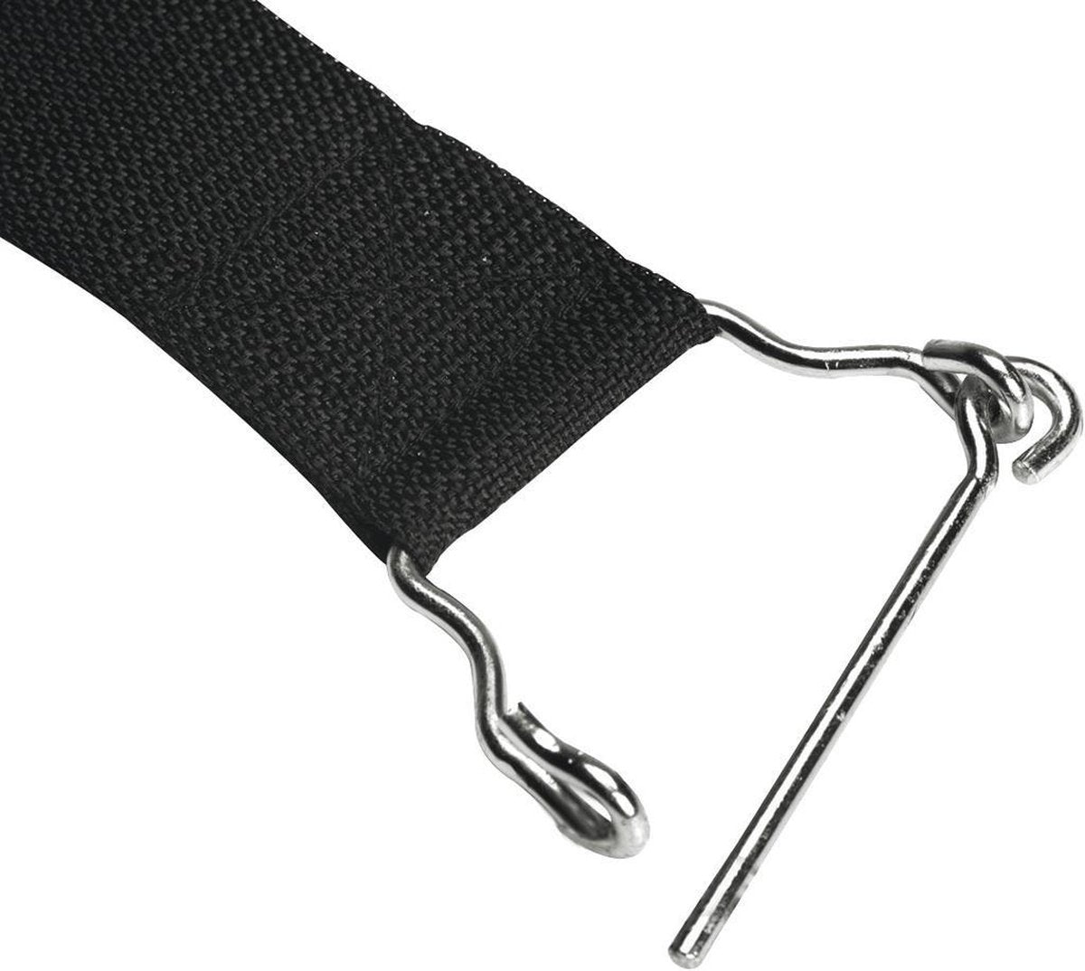 Bo-Camp - Stormband - Universeel - Clips - 2 Stuks - 3.5 Meter - Zwart