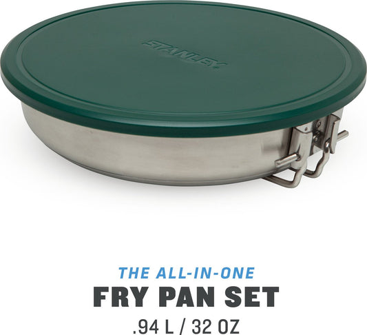 Stanley The All-In_One Fry Pan Set 1 L - Campingkookset - Stainless Steel
