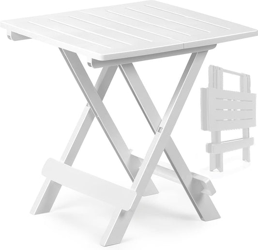 GENERIC Bijzettafel Adige Wit Kunststof 45x43x50cm