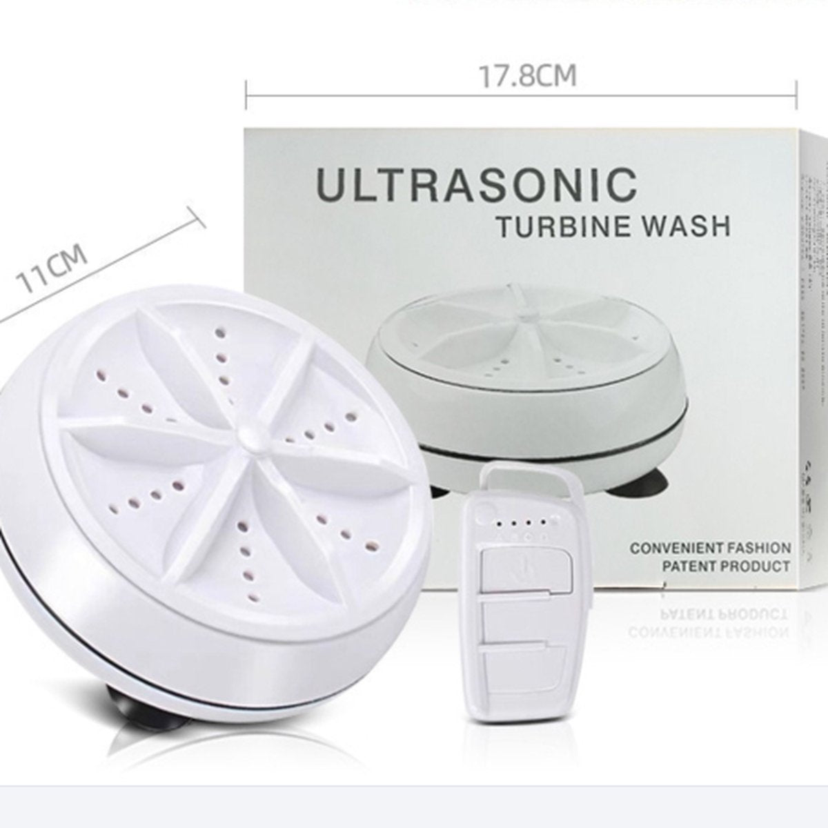 Mini Wasmachine Deluxe - Camping Accessoires - 2KG Wascapaciteit - Inclusief Afstandsbediening