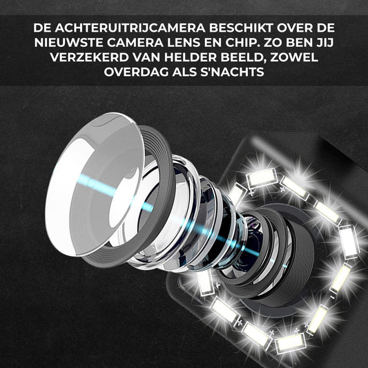 XEOD Achteruitrijcamera - 12 LED Nachtzicht - IP68 Waterdicht - Achteruitrij Camera Auto