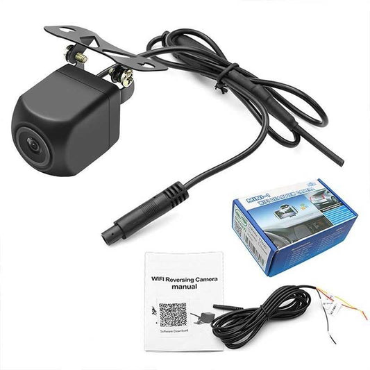 Merkloos Auto WiFi Draadloze Achteruitrijcamera Back-up Achteruitrijcamera Groothoek Blind Spot Camera