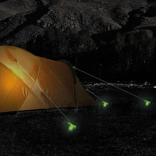 TEC Tentharing 24cm Met Kunststof Haak Glow-in-the-dark Set Van 6 Stuks