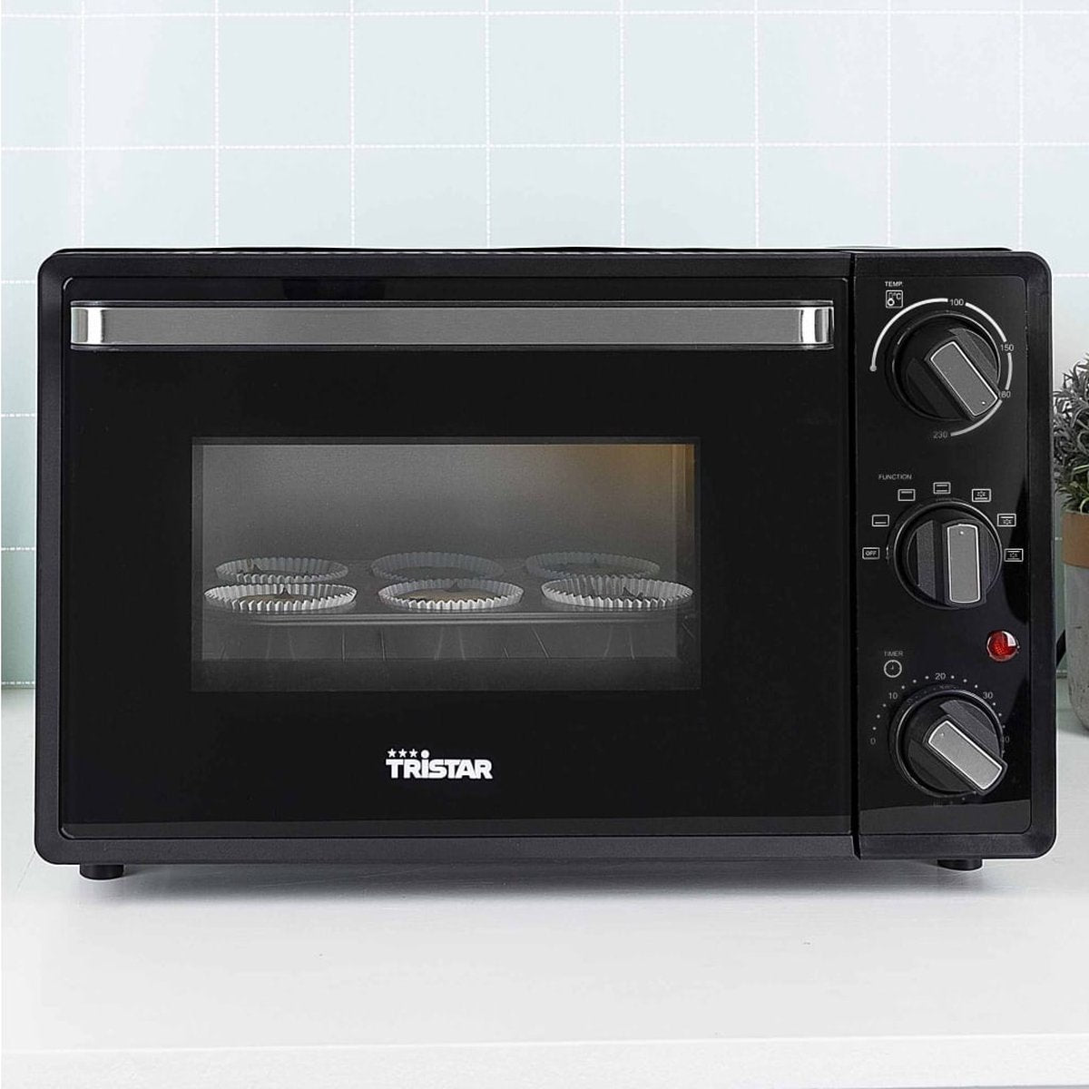 Tristar Oven OV-3622 - Camping Oven 19 Liter - 800 Watt - Vrijstaande Convectieoven - Zwart