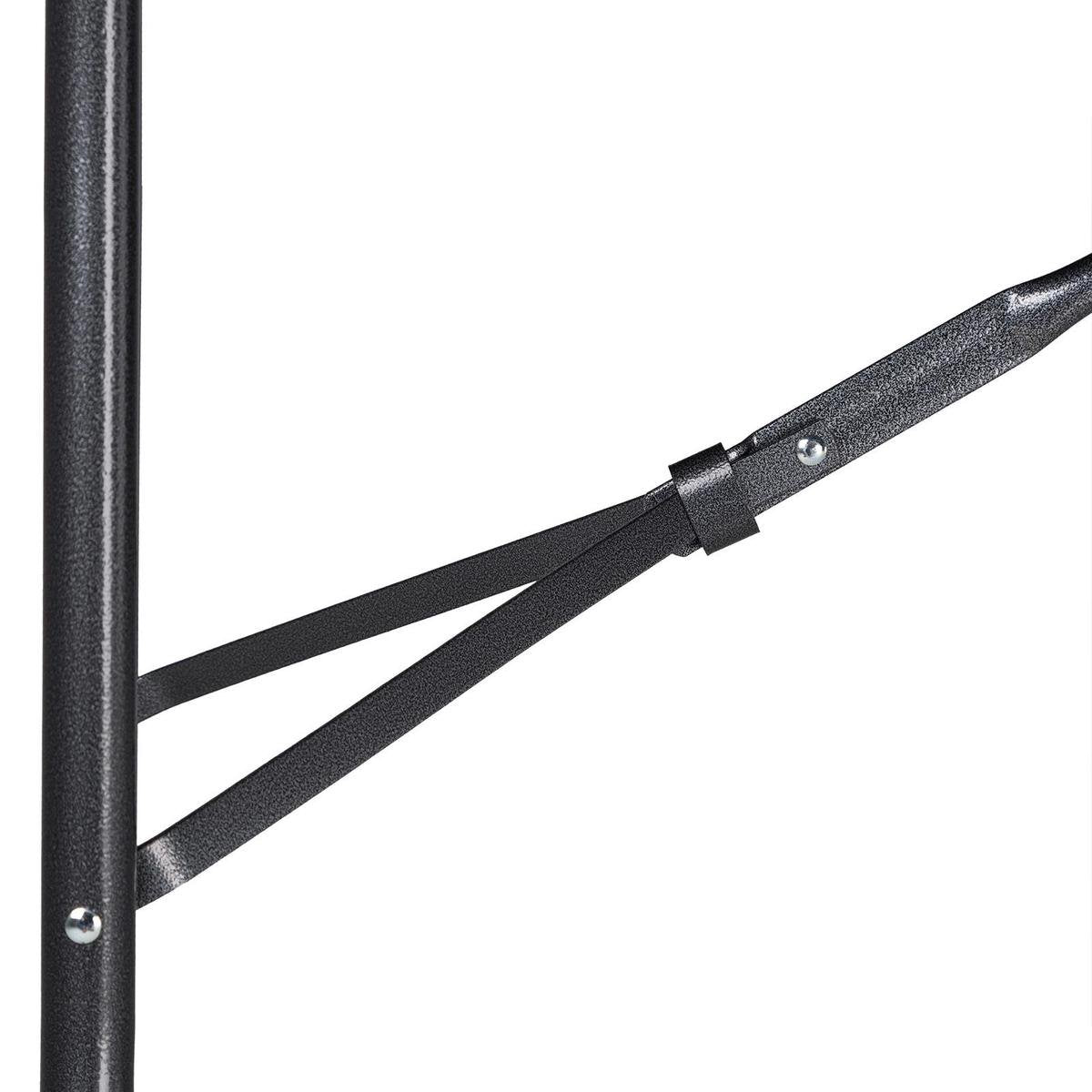 Casaria Tuintafel Opvouwbaar – Met Draaggreep 180x75 Cm – Zwart
