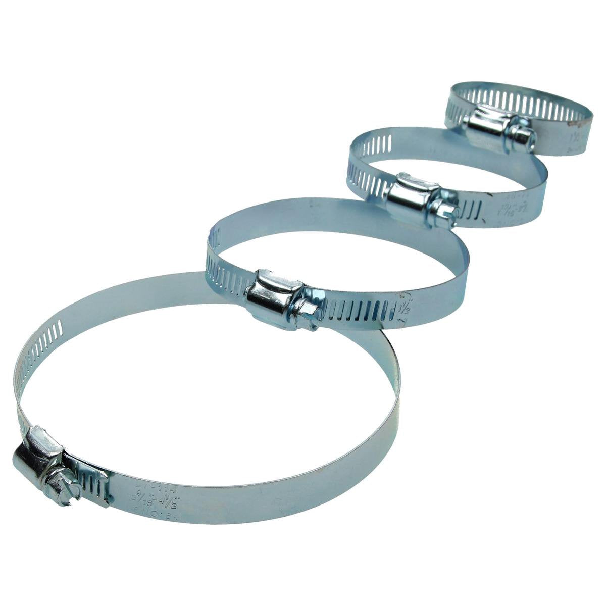 Benson 4 Delige Slangklemmen Set Inclusief Jumboklem Groot | Klemmen Set Voor Om De Tuinslang Afvoerslang Of Doucheslang Verschillende Formaten | Slang Koppeling Klem