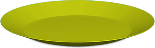 20x Stuks Ontbijt/diner Bordjes Hard Kunststof 26 Cm In Het Groen. Outdoor Servies Camping/picknick/verjaardag