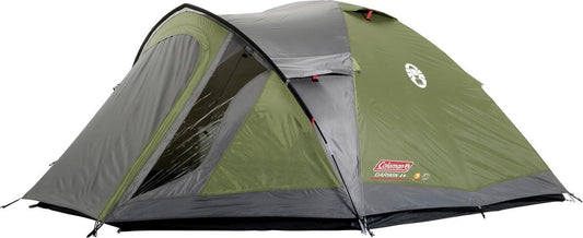 Coleman Darwin 4 Plus Koepeltent - 4-Persoons - Groen