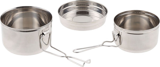 MFH - CZ Mess Kit/pannen Set - RVS - 3-delig