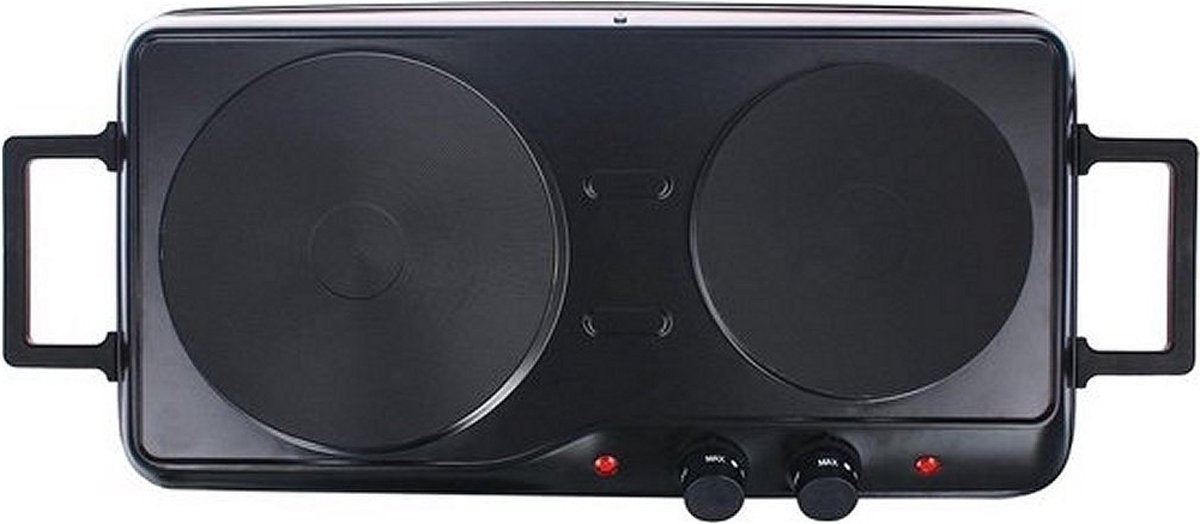 Emerio HP-114482.1 Dubbele Elektrische Kookplaat Zwart