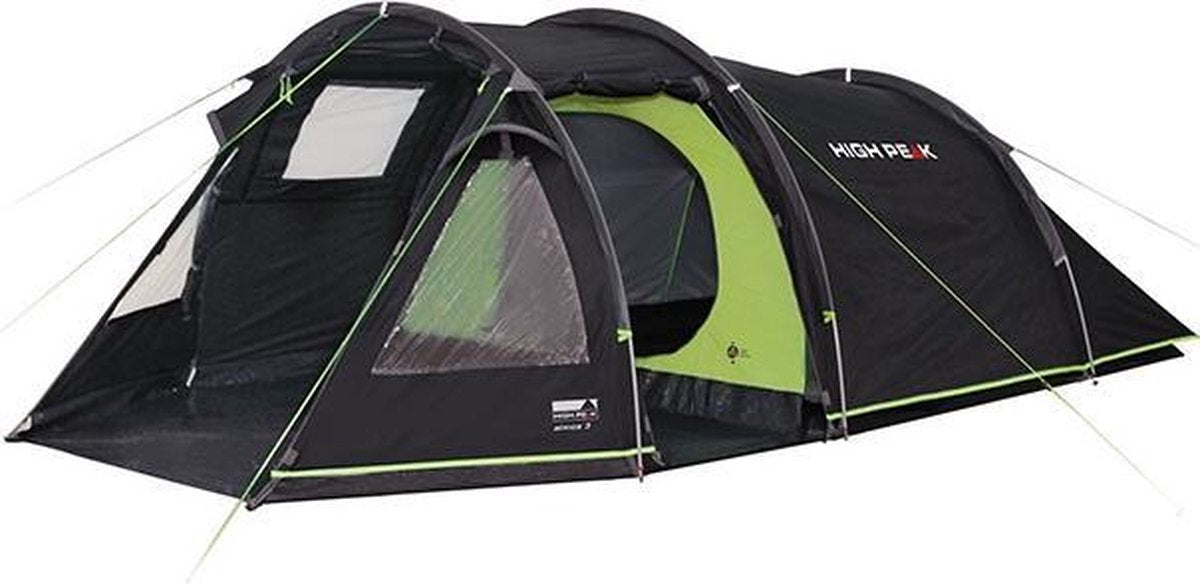 High Peak Atmos 3 Tunneltent - Donkergrijs - 3 Persoons