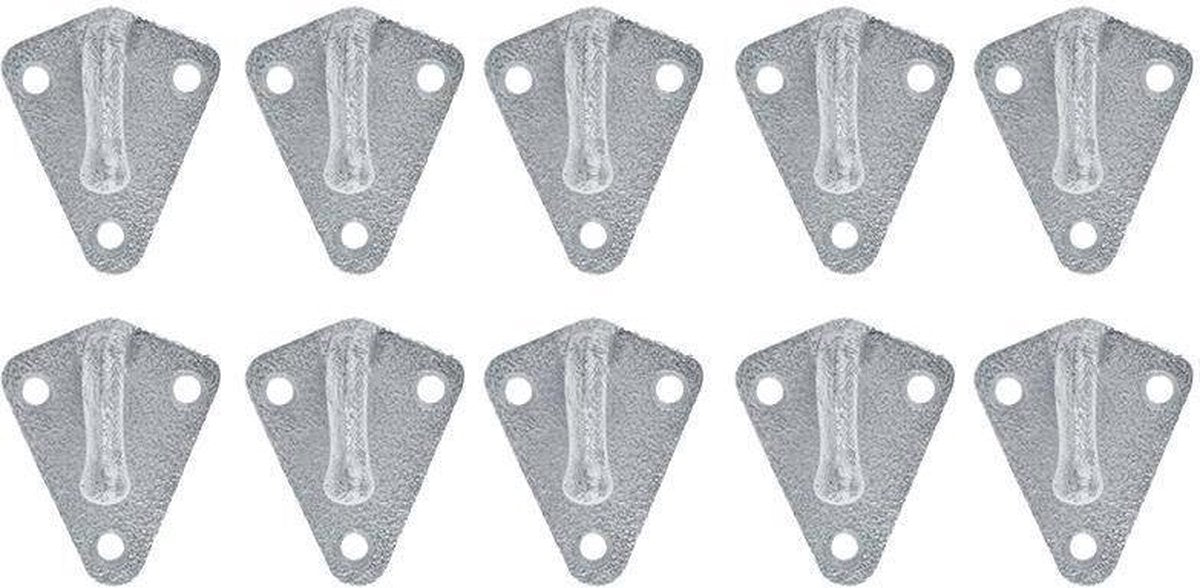 PROPLUS Pro Plus Haak - Touwhaak - Metaal - 40 X 45 Mm - 20 Stuks