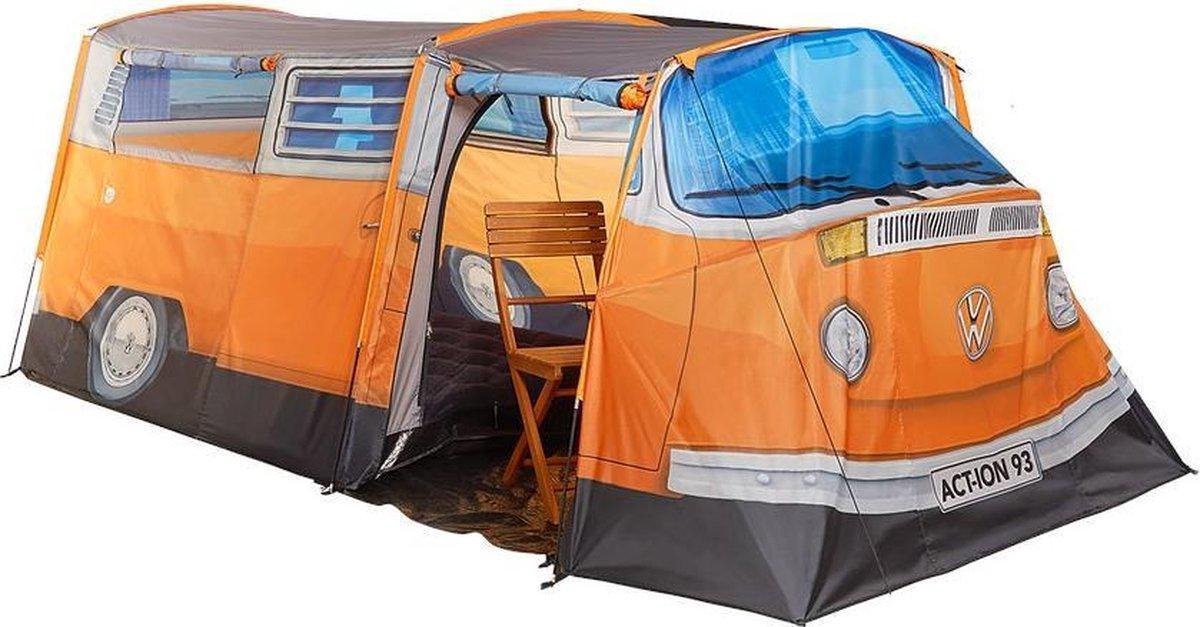 Merkloos Volkswagen Bus Tent - Oranje - 4 Persoons