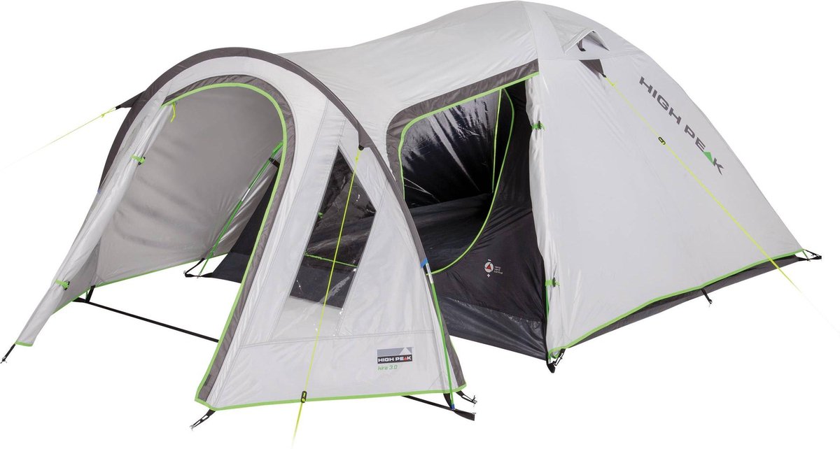 High Peak Kira 3.0 Koepeltent Nimbus - Nimbus Grijs - 3 Persoons