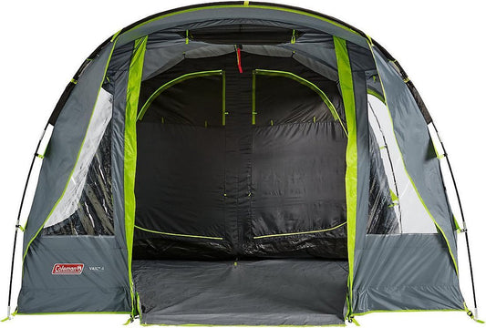 Coleman Vail 4 Tunneltent - Familie Tent - 4-Persoons - Grijs/Groen