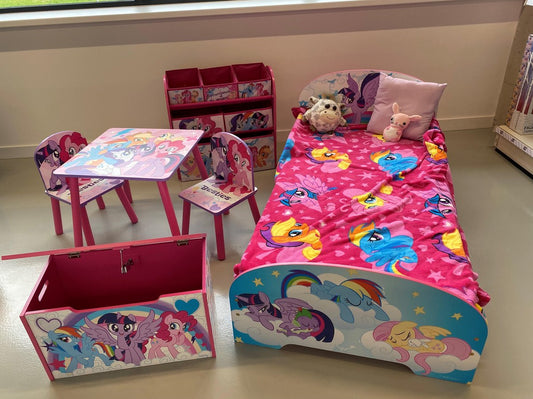 My Little Pony Houten Tafel Met 2 Stoeltjes