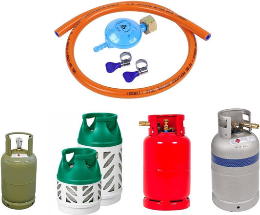 Kemper Gaskooktoestel Set – Campingset – Campingkookset – INCLUSIEF Installatiesetje – TOT 4 RVS Branders