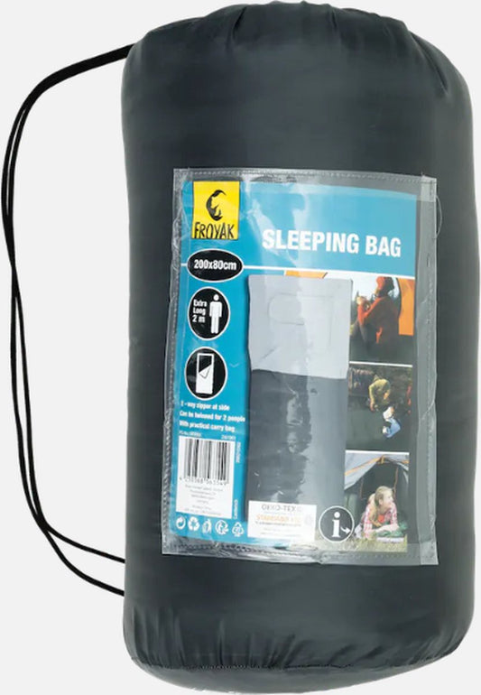 Froyak Sleeping Bag Groen 200 X 80 Cm Een Person