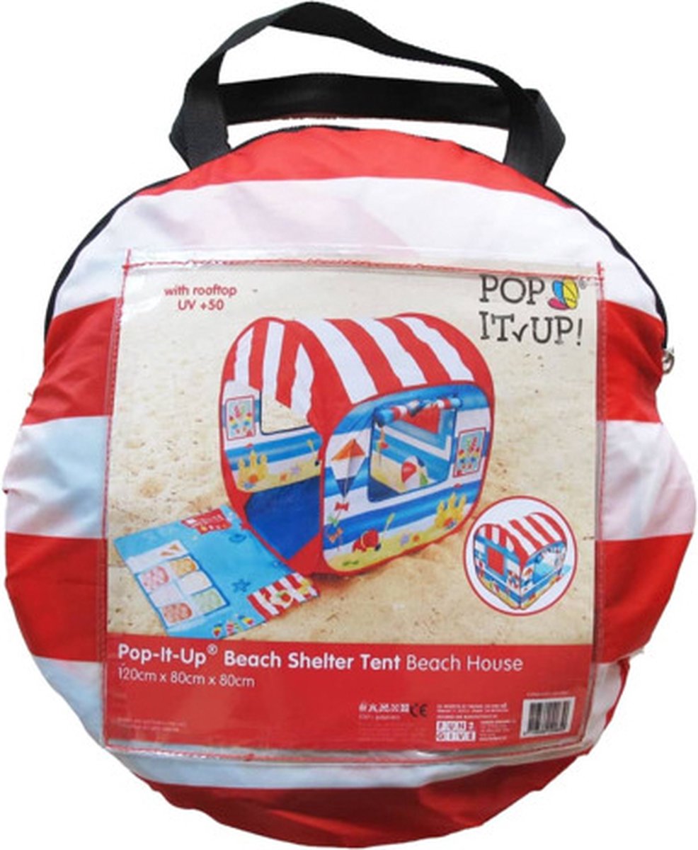 Pop-Up Strandtent: Beach Hut - Speeltent