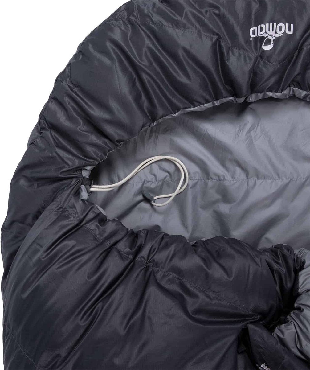  NOMAD® Taurus 400 Slaapzak | 210x80cm Grijs | Lichtgewicht &amp; Kwalitatief | Slaapzak | Incl Hoes