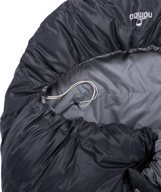  NOMAD® Taurus 250 Slaapzak | 210x80cm Grijs | Lichtgewicht &amp; Kwalitatief | Slaapzak | Incl Hoes