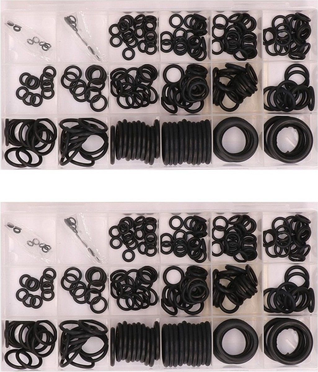 Benson O-ringen Set 450-delige Doos - Rubberen Ringetjes Set - Afsluitringetjes Set