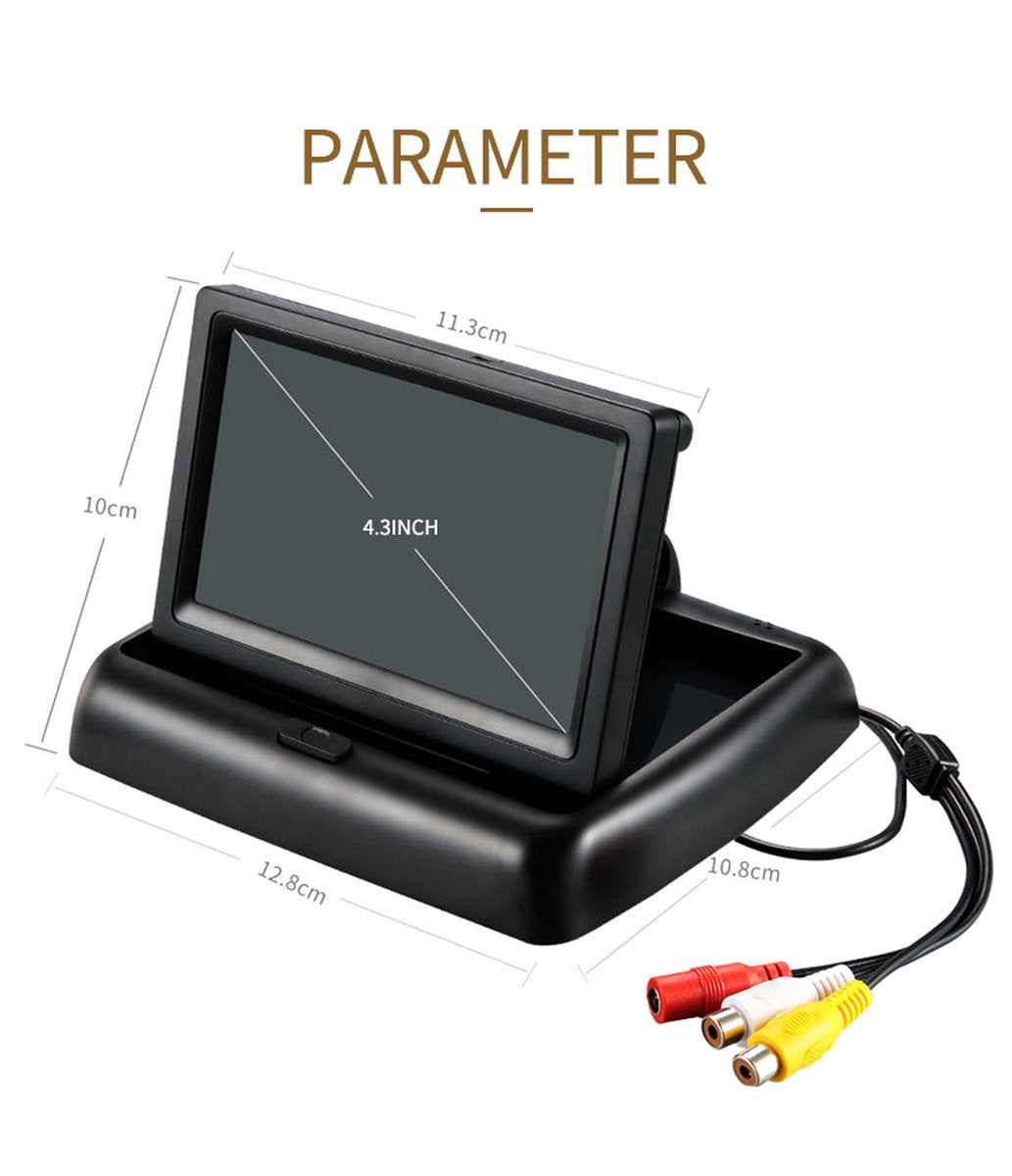 Yoelbaer Draagbare Display 4.3 Inch Color LCD TFT Monitor
