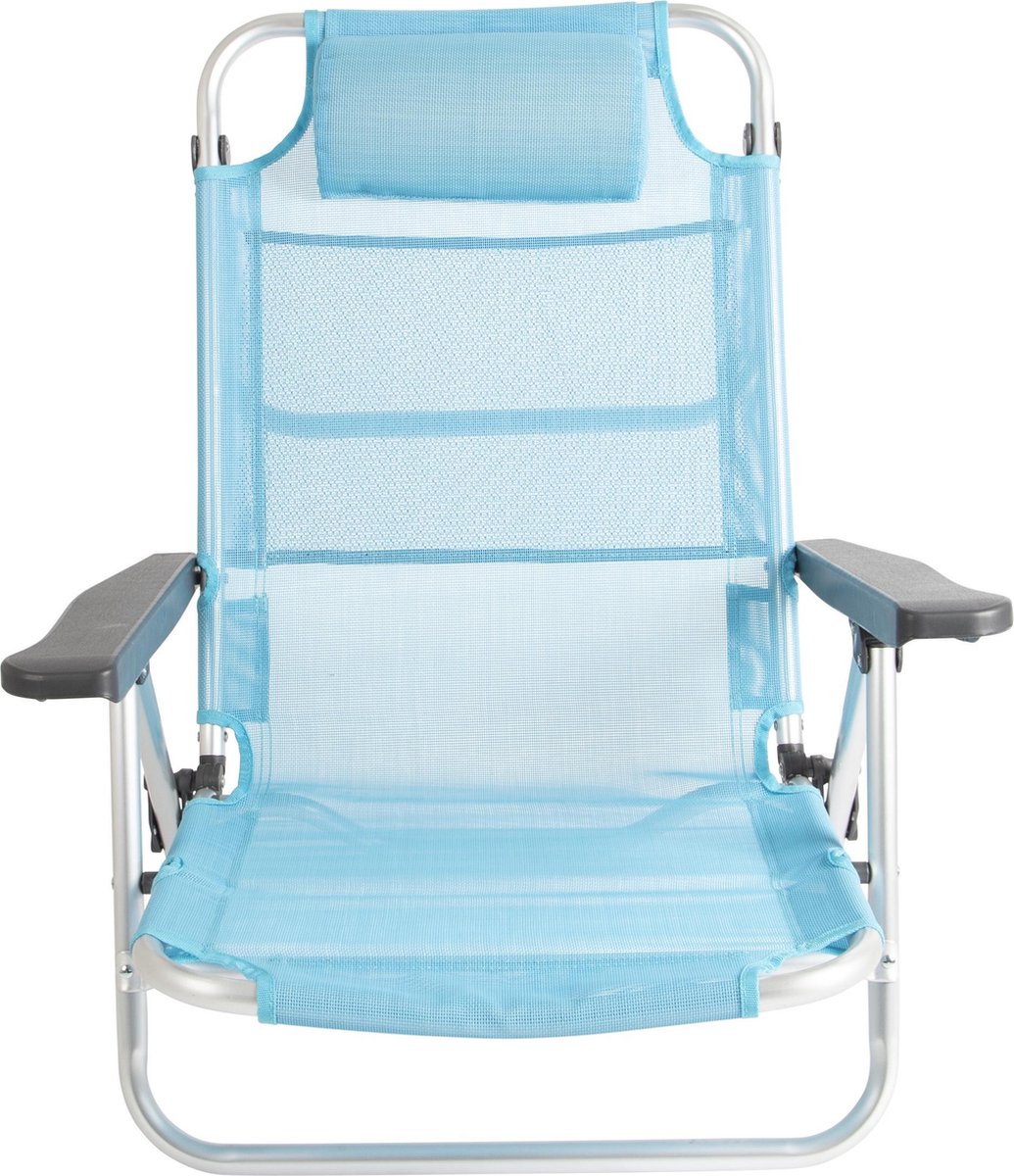  Bo-Camp Beach Chair - Monaco - Aluminium - Blauw
