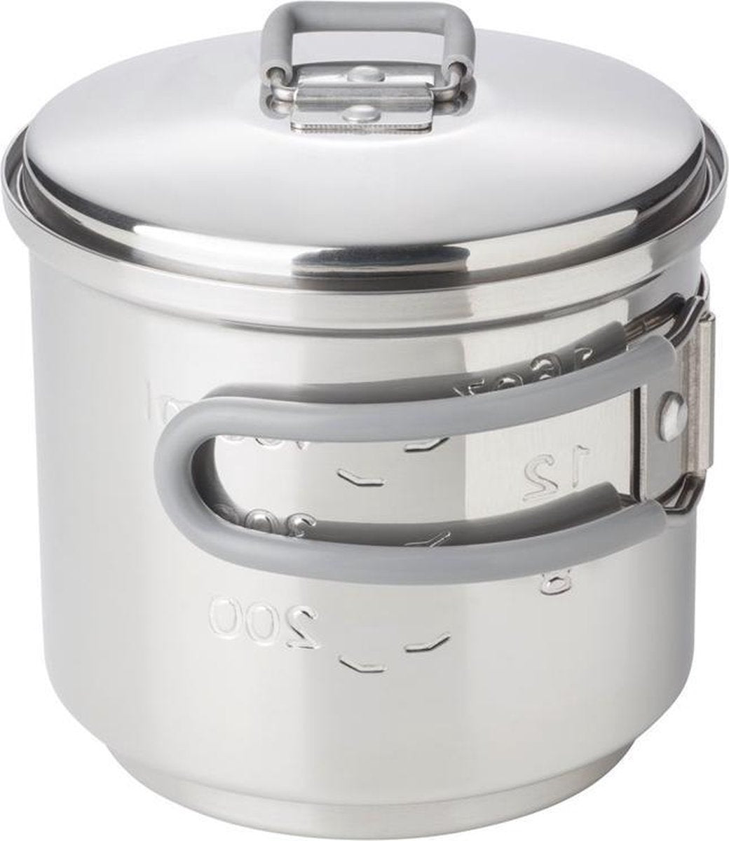  Esbit Outdoor Kooktoestel 585ml - Opbergtas - Aluminium/RVS