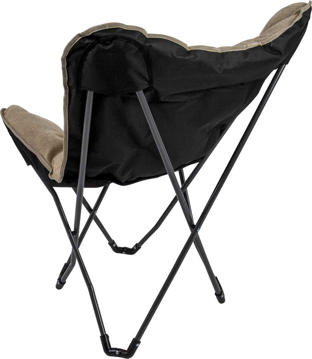  Bo-Camp - Urban Outdoor - Vlinderstoel - Grainger - M - Nika - Beige