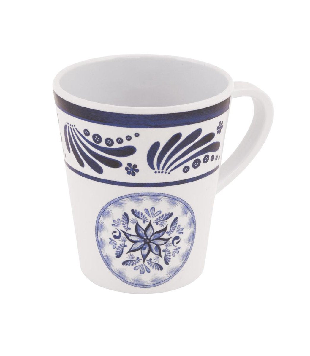  Bo-Camp - Servies - Campingbord - 16-Delig - Old Dutch - Blauw Servies