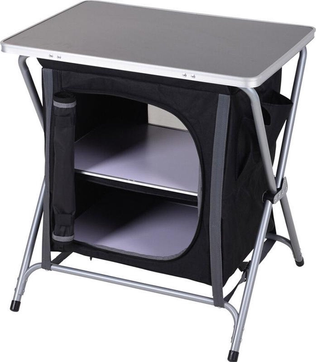 Pro Garden Campingkast Opvouwbaar Met Legplaat En Plank 60 X 45 X 63 Cm