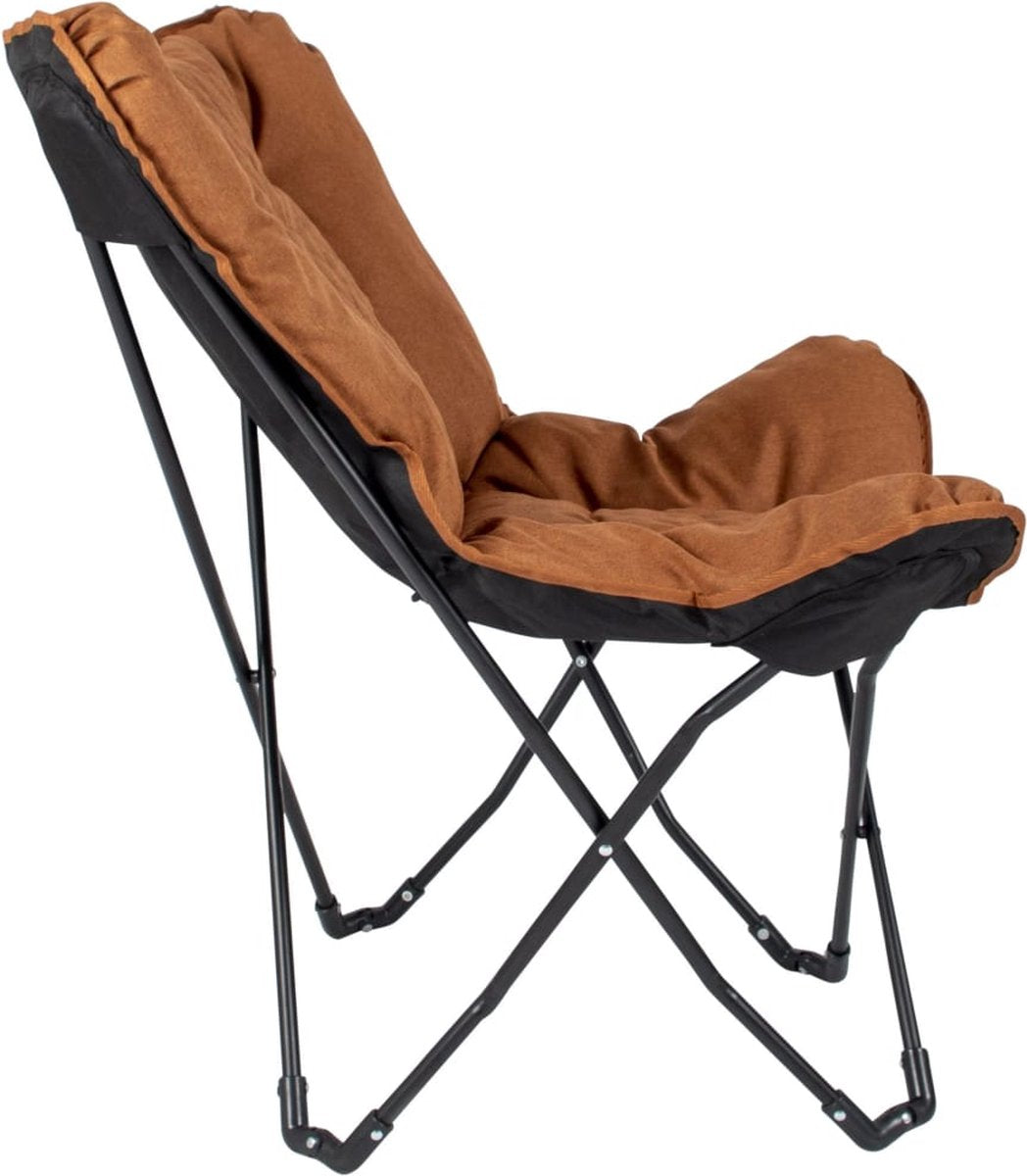  Bo-Camp Camping - Vlinderstoel - Himrod - Inklapbaar - Kleikleurig