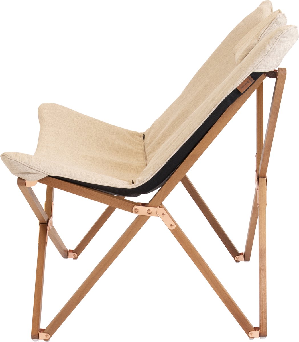  Bo-Camp Urban Outdoor Collection - Relaxstoel - Bloomsbury - M - Oxford Polyester - Beige