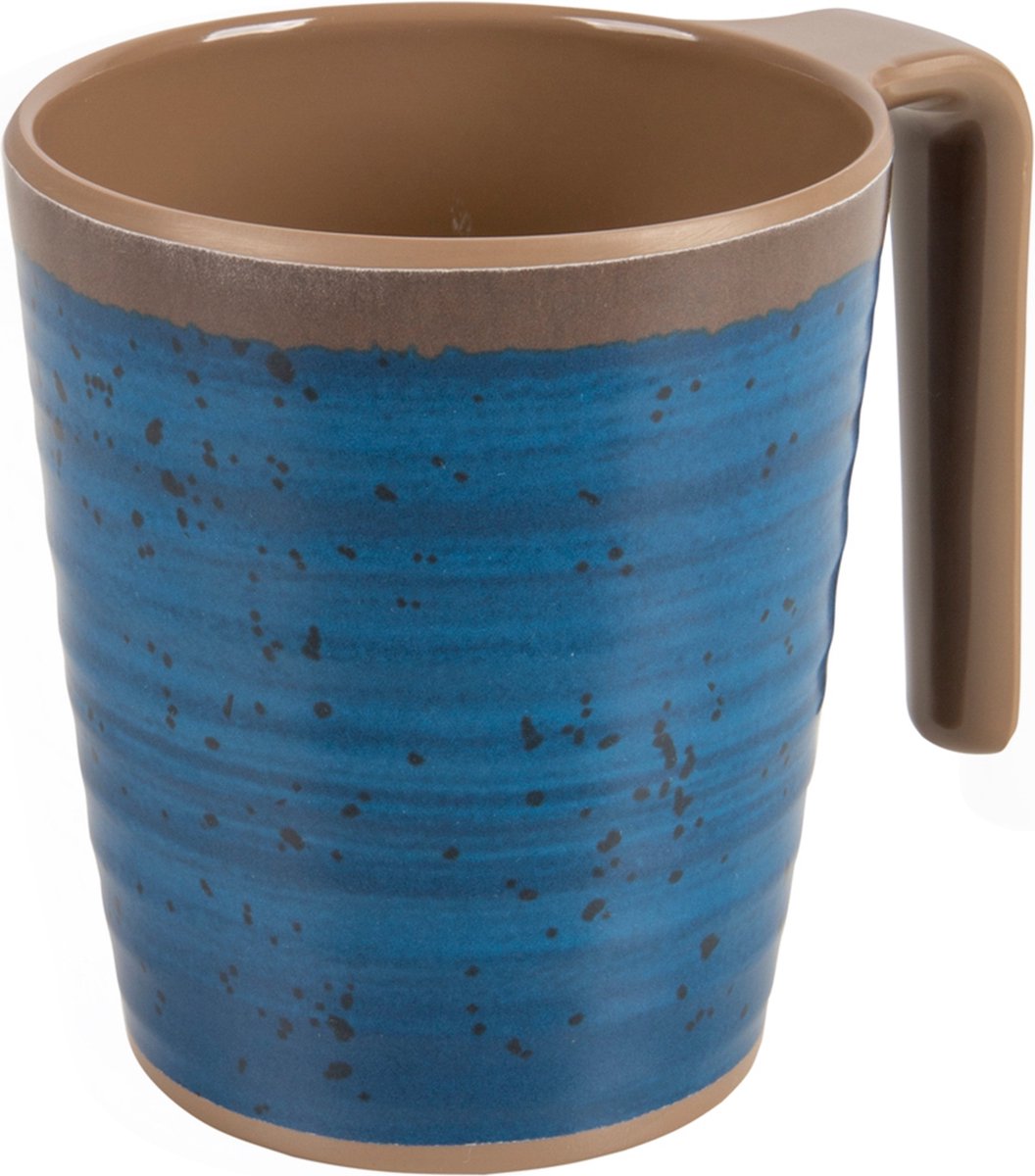  Bo-Camp - Mok - Halo - L - 4 Stuks - Blauw