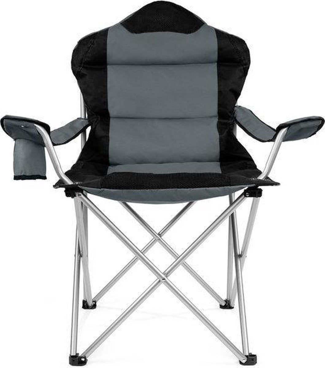  Sens Design Campingstoel - Kampeerstoel - Opvouwbaar - Grijs