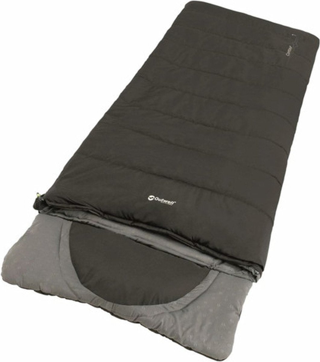  Outwell Slaapzak Contour Rits Links Zwart