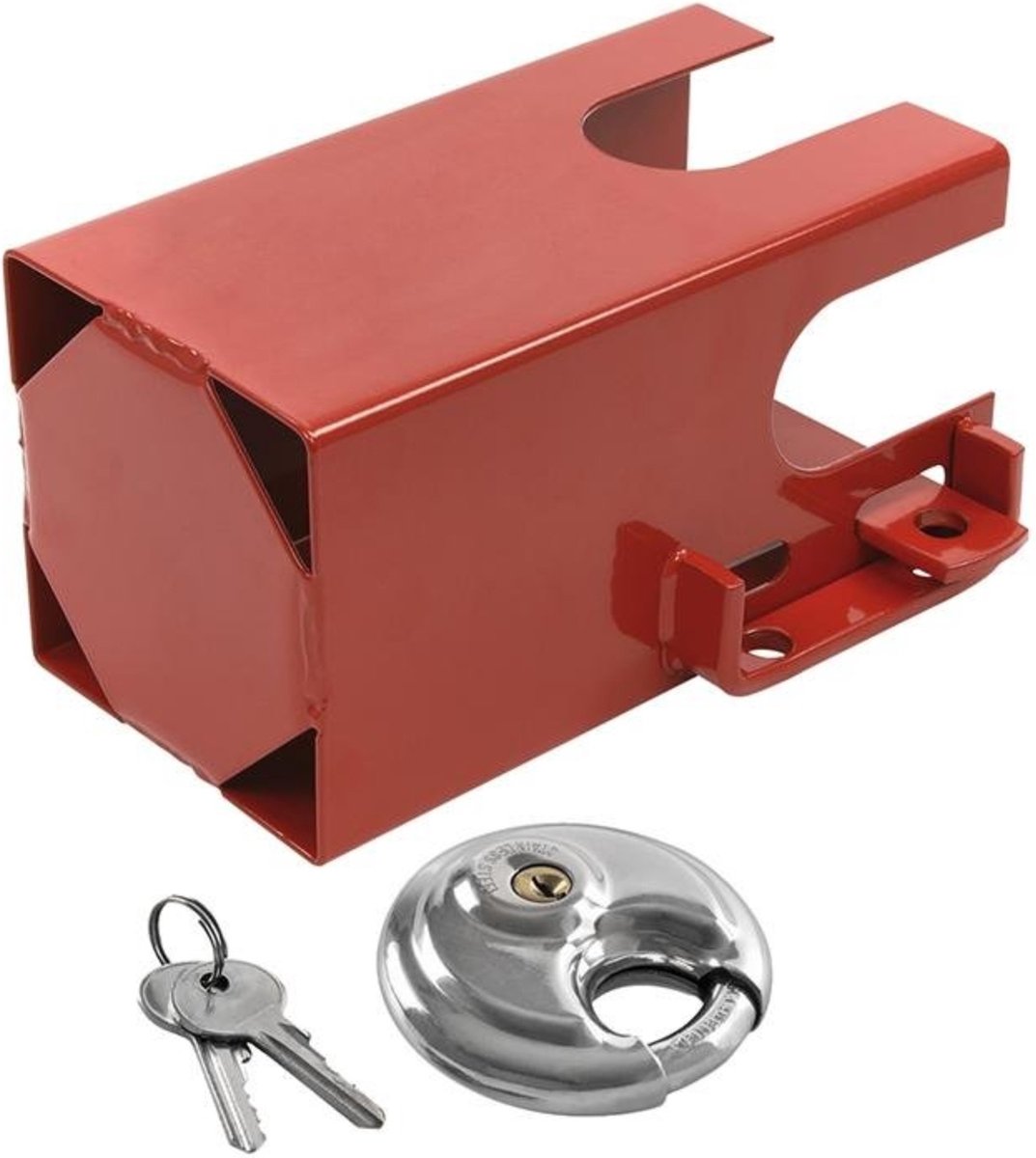 PROPLUS Pro Plus Koppelingsslot Met Discusslot PM - Rood