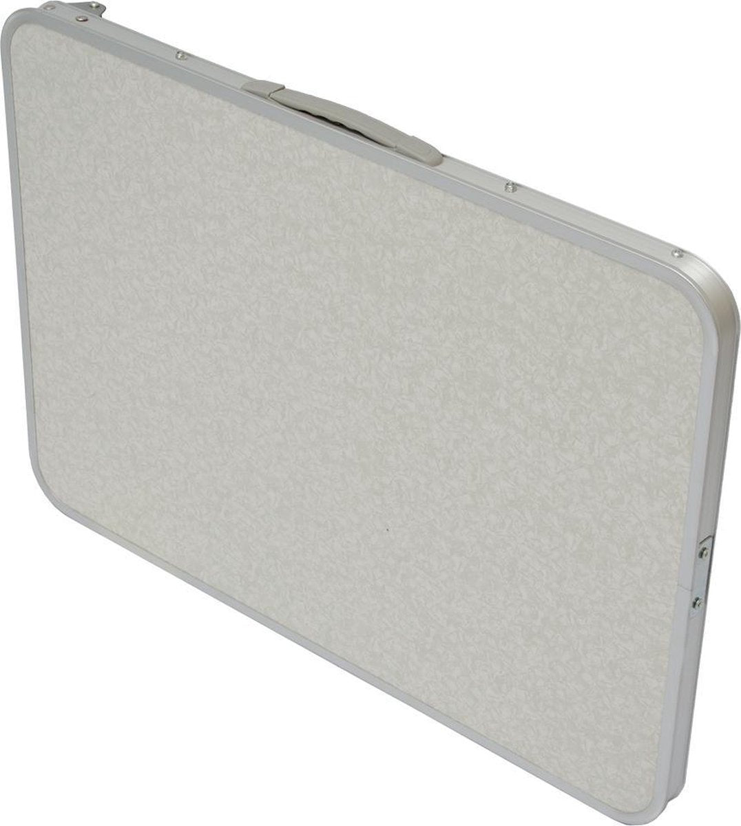  Alu Campingtafel 70x55cm - Inklapbbar Kampeertafel - Picknicktafel Licht Vouwtafel Klaptafel Grijs