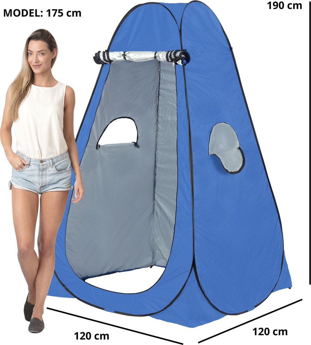  Dutch Mountains Pop-up Omkleedtent -190 X120cm Draagbare Douchetent - Prive-kamer - Multitent