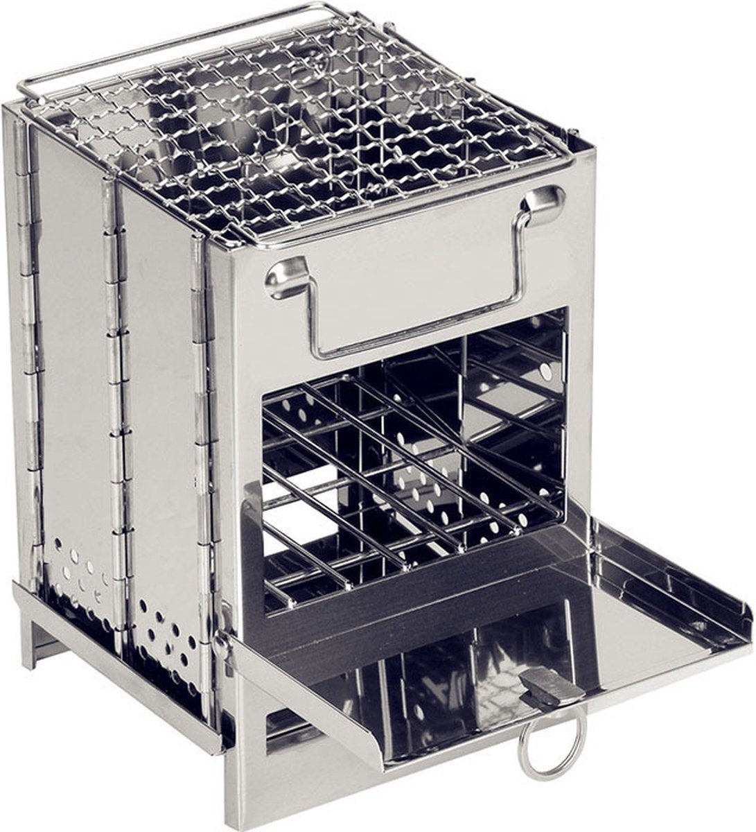  House Of Husk Draagbaar Houtkachel Voor Kamperen - Klein Camping Oven - Kampeer Kachel - Camping Kooktoestel - Camping Accessoires