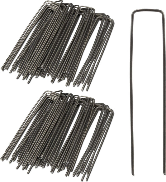  Relaxdays 100x Gronddoekpen - Grondanker - Haring - Gronddoekhaak - Grondhaken - 2mm