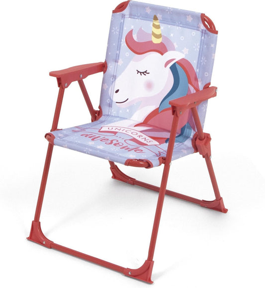  Arditex Klapstoel Unicorn Junior 53 Cm Polyester Roze/blauw