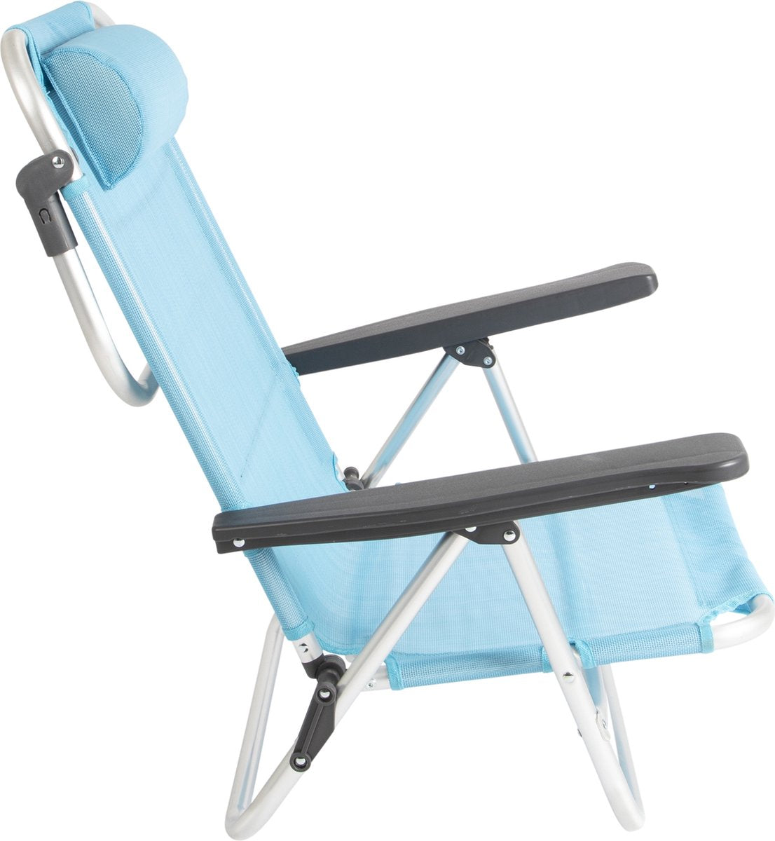  Bo-Camp Beach Chair - Monaco - Aluminium - Blauw