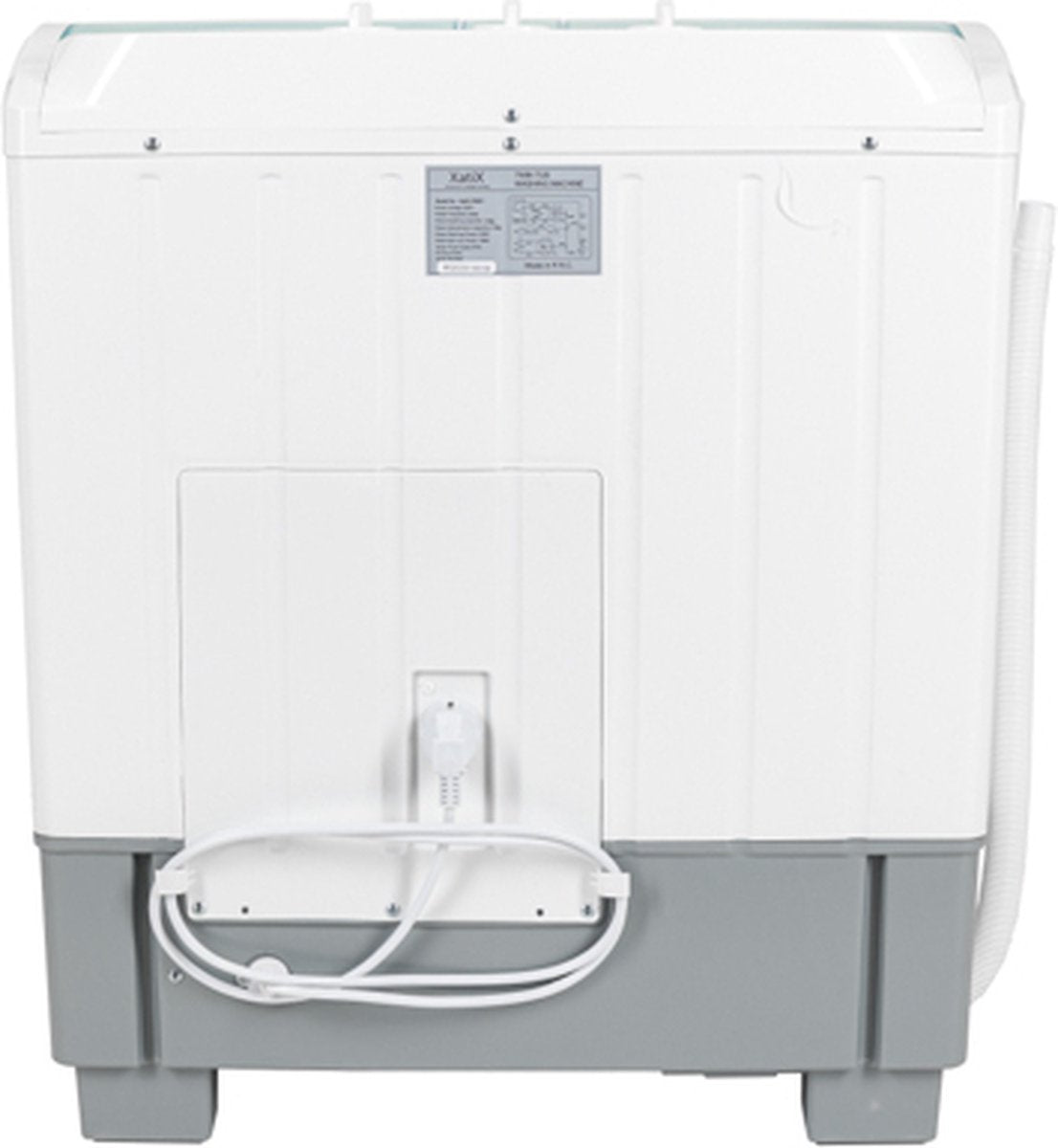  XatiX - Mini Wasmachine Met Dubbele Trommel 5,6 Kg - Toerental 1400