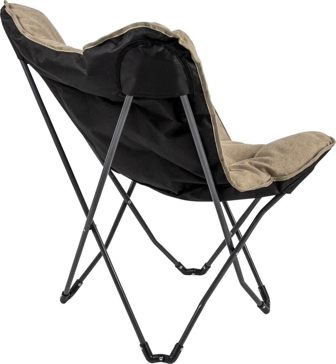  Bo-Camp - Urban Outdoor - Vlinderstoel - Grainger - M - Nika - Beige