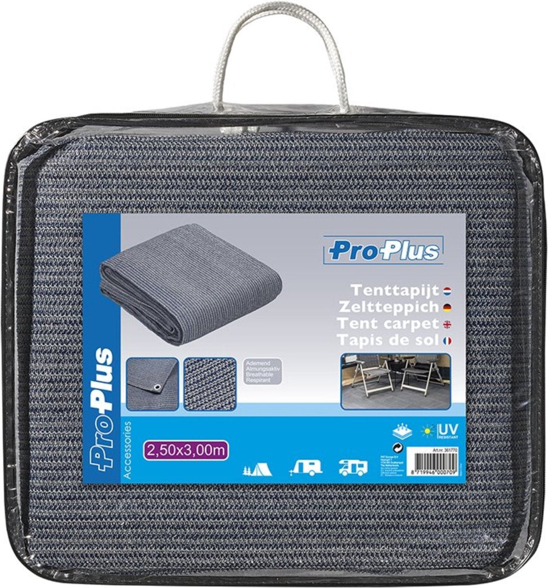 PROPLUS Pro Plus Tenttapijt - 2.5 X 3 Meter - Extra Stevig - Water- En Vuildoorlatend